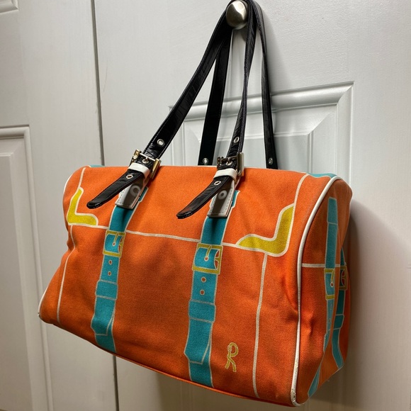 AUTH ROBERTA DI CAMERINO TOTE BAG MADE IN ITALY - Picture 5 of 12